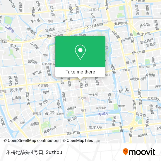 乐桥地铁站4号口 map