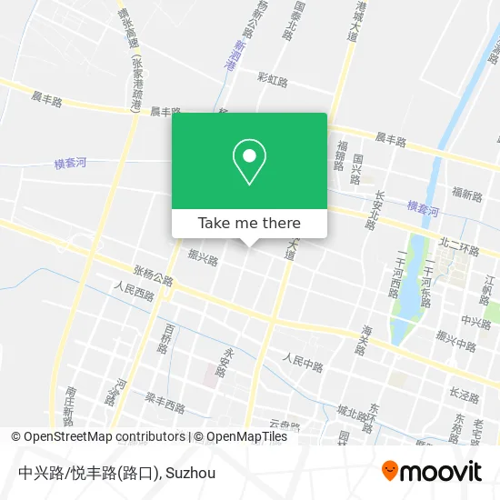 中兴路/悦丰路(路口) map