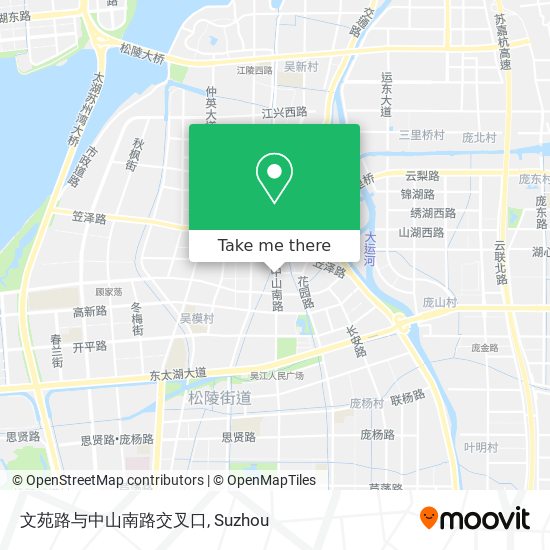 文苑路与中山南路交叉口 map