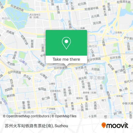 苏州火车站铁路售票处(南) map