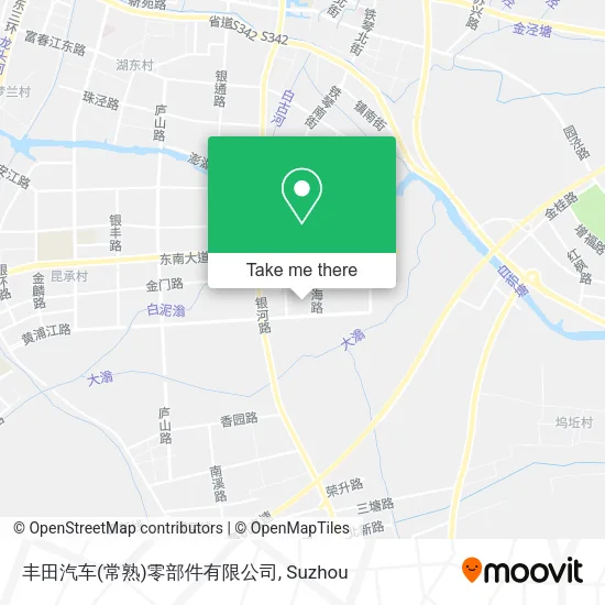 丰田汽车(常熟)零部件有限公司 map