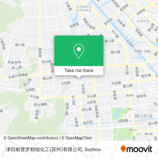 津田耐普罗精细化工(苏州)有限公司 map