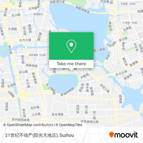 21世纪不动产(阳光天地店) map