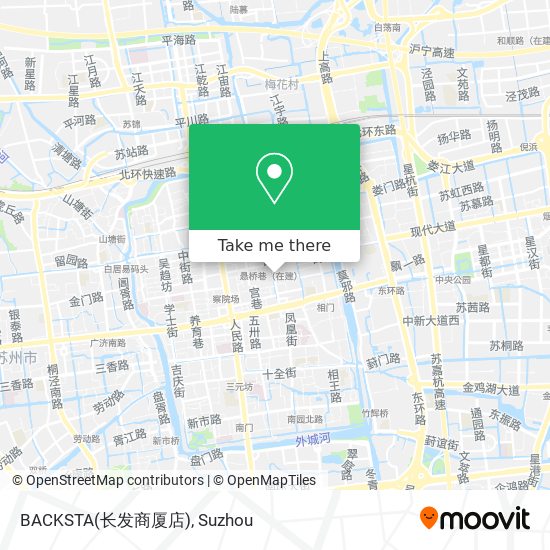 BACKSTA(长发商厦店) map