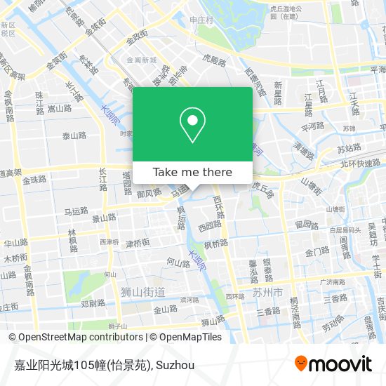 嘉业阳光城105幢(怡景苑) map