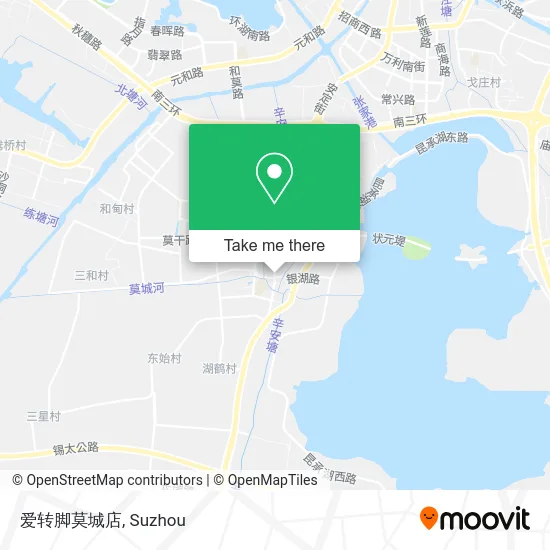 爱转脚莫城店 map