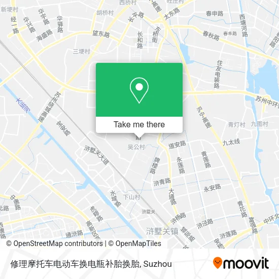 修理摩托车电动车换电瓶补胎换胎 map