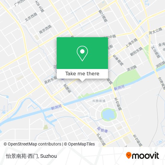 怡景南苑-西门 map