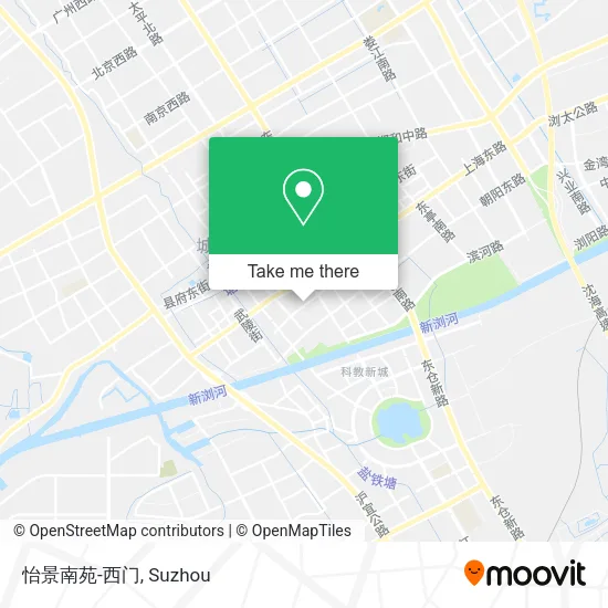 怡景南苑-西门 map