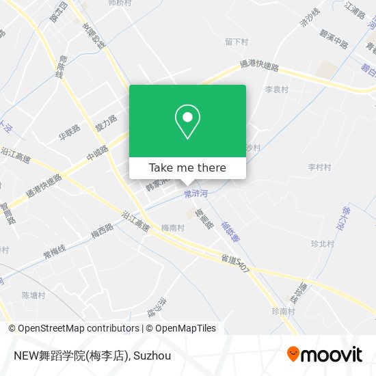 NEW舞蹈学院(梅李店) map
