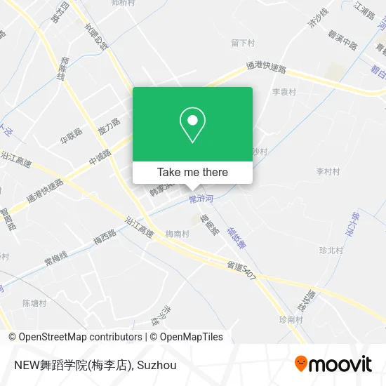 NEW舞蹈学院(梅李店) map