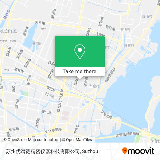 苏州优谱德精密仪器科技有限公司 map