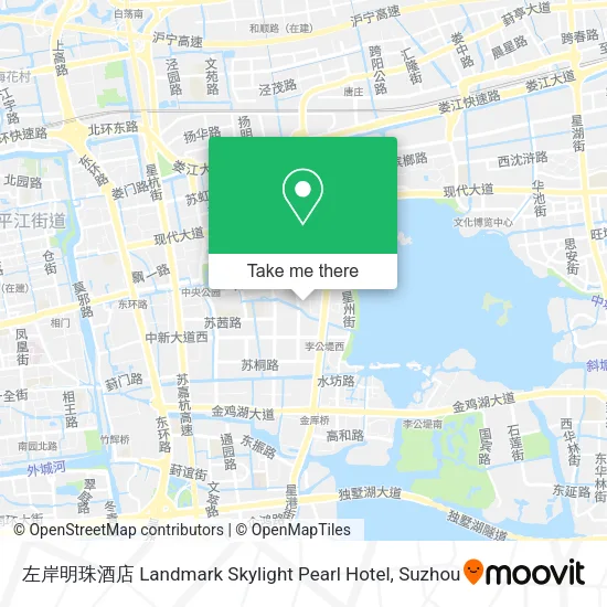 左岸明珠酒店  Landmark Skylight Pearl Hotel map