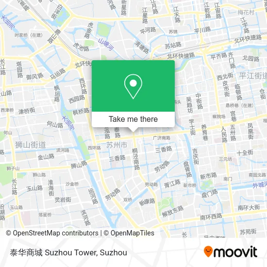 泰华商城 Suzhou Tower map