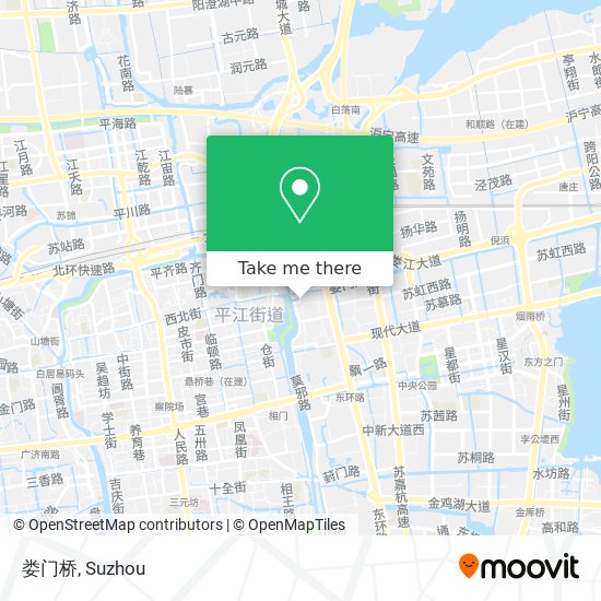 娄门桥 map