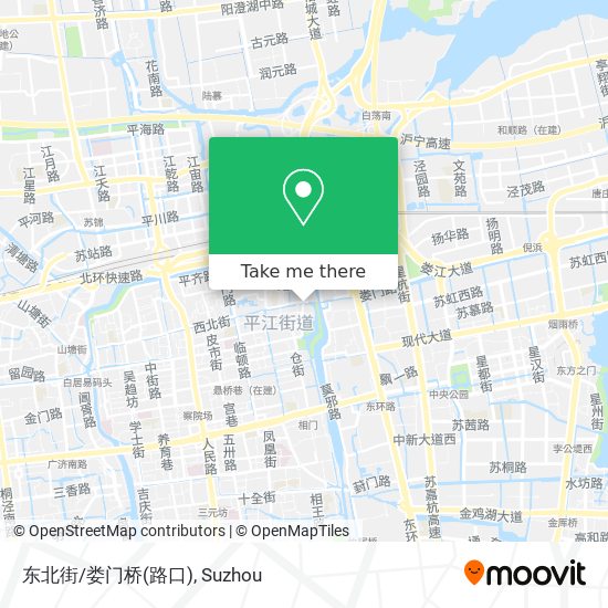东北街/娄门桥(路口) map