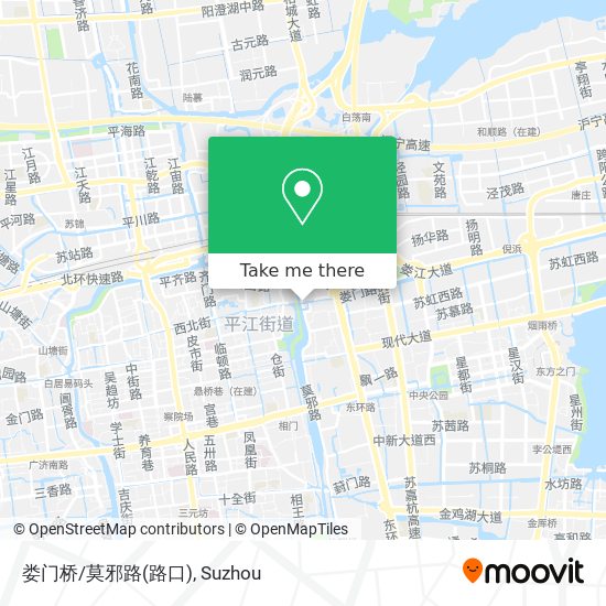 娄门桥/莫邪路(路口) map