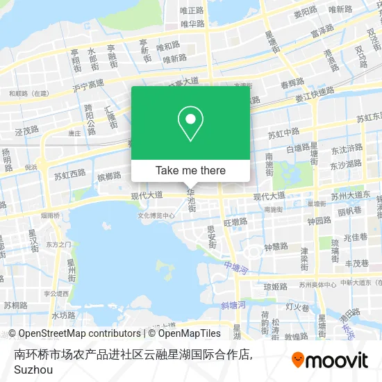 南环桥市场农产品进社区云融星湖国际合作店 map