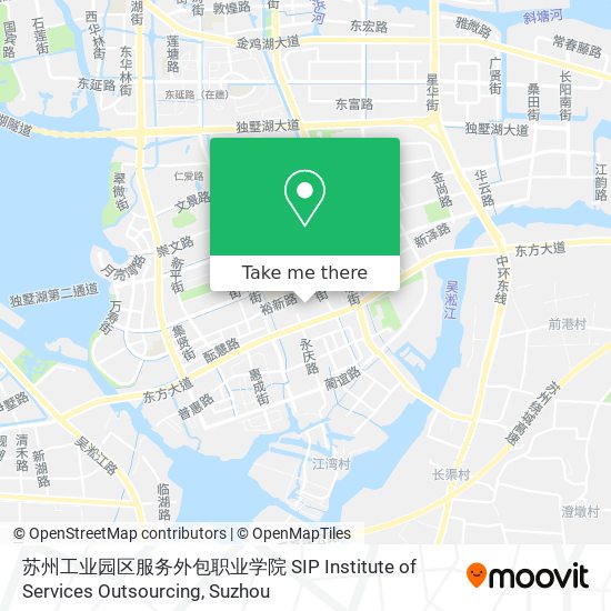 苏州工业园区服务外包职业学院 SIP Institute of Services Outsourcing map
