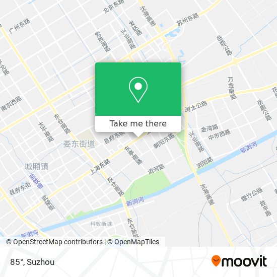85° map