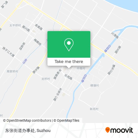 东张街道办事处 map