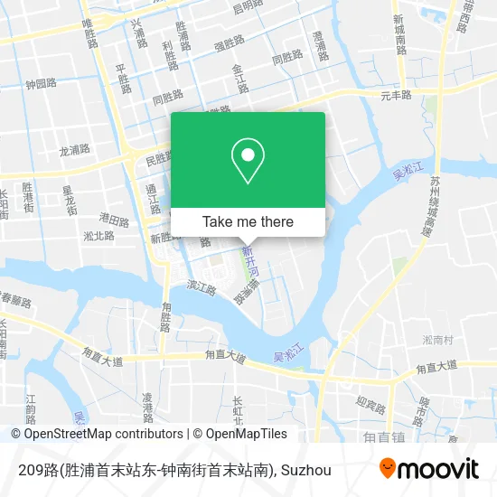 209路(胜浦首末站东-钟南街首末站南) map