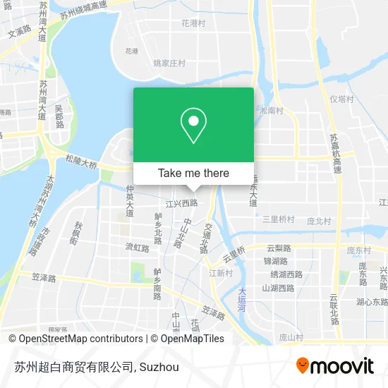 苏州超白商贸有限公司 map