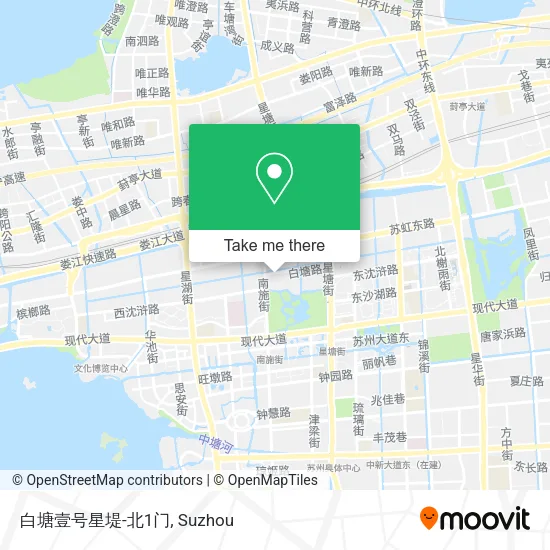 白塘壹号星堤-北1门 map