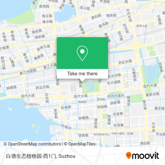 白塘生态植物园-西1门 map