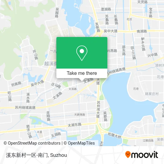 溪东新村一区-南门 map