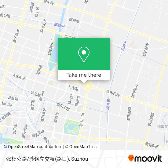 张杨公路/沙钢立交桥(路口) map