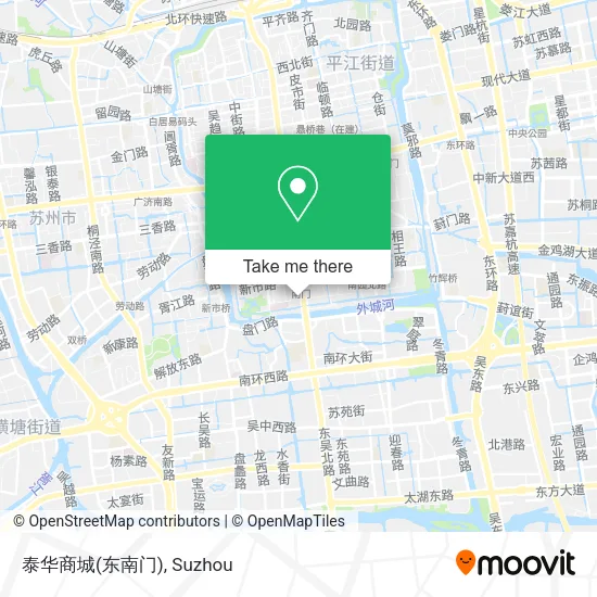 泰华商城(东南门) map