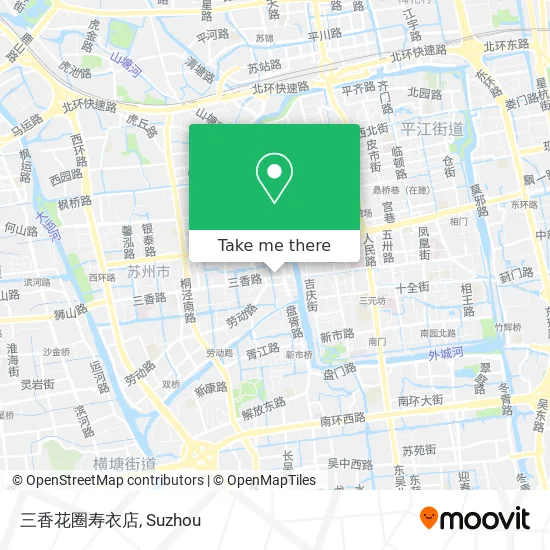 三香花圈寿衣店 map