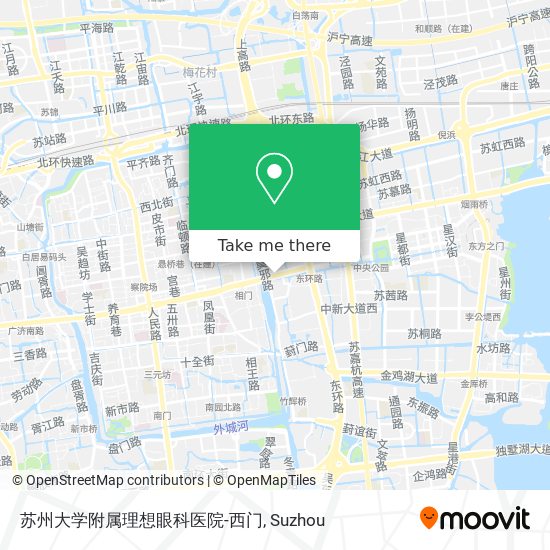 苏州大学附属理想眼科医院-西门 map
