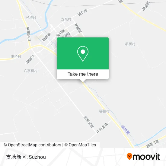 支塘新区 map