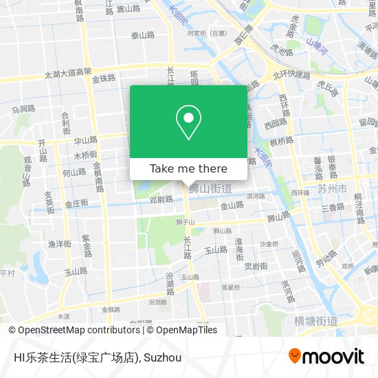 HI乐茶生活(绿宝广场店) map