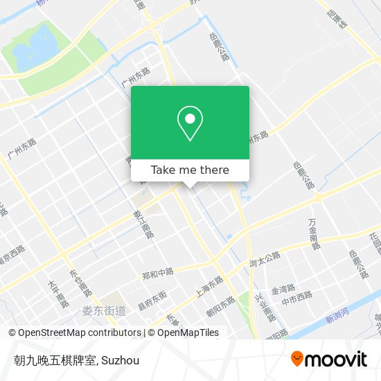 朝九晚五棋牌室 map