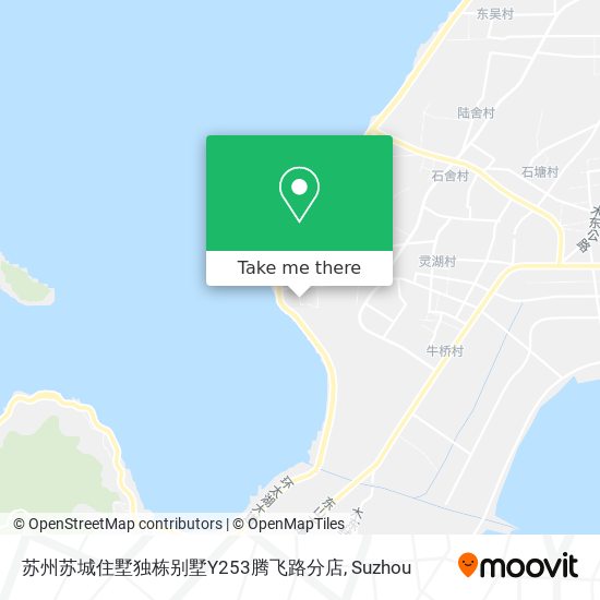 苏州苏城住墅独栋别墅Y253腾飞路分店 map