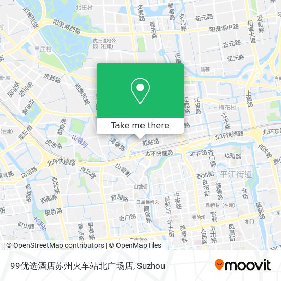 99优选酒店苏州火车站北广场店 map