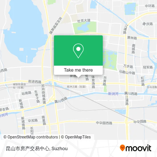 昆山市房产交易中心 map