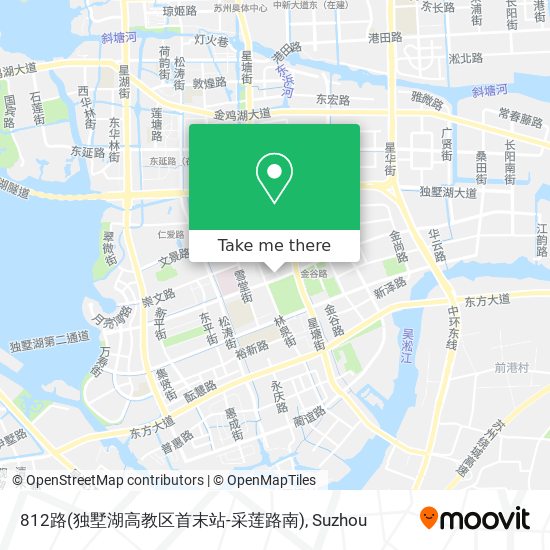 812路(独墅湖高教区首末站-采莲路南) map