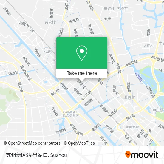 苏州新区站-出站口 map