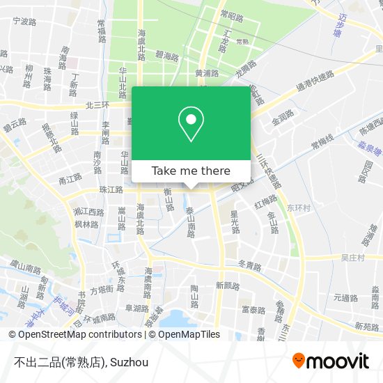 不出二品(常熟店) map