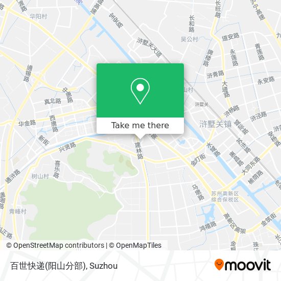 百世快递(阳山分部) map