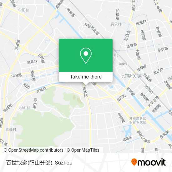 百世快递(阳山分部) map