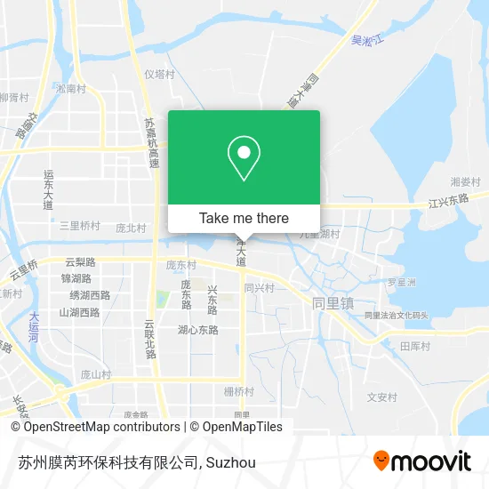 苏州膜芮环保科技有限公司 map