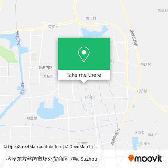 盛泽东方丝绸市场外贸商区-7幢 map