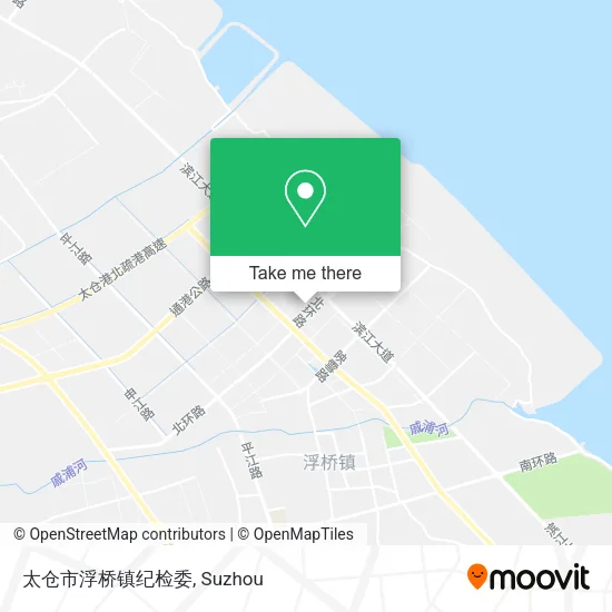 太仓市浮桥镇纪检委 map