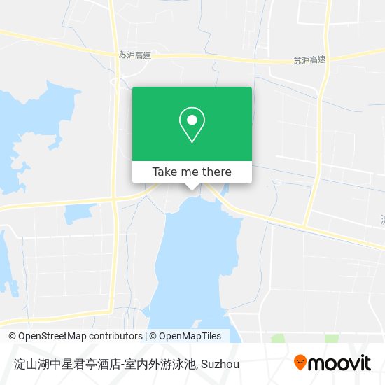 淀山湖中星君亭酒店-室内外游泳池 map