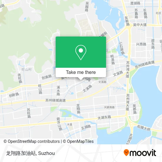 龙翔路加油站 map